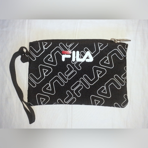 2/$15! FILA travel pouch in black, white, and red. - Picture 7 of 8